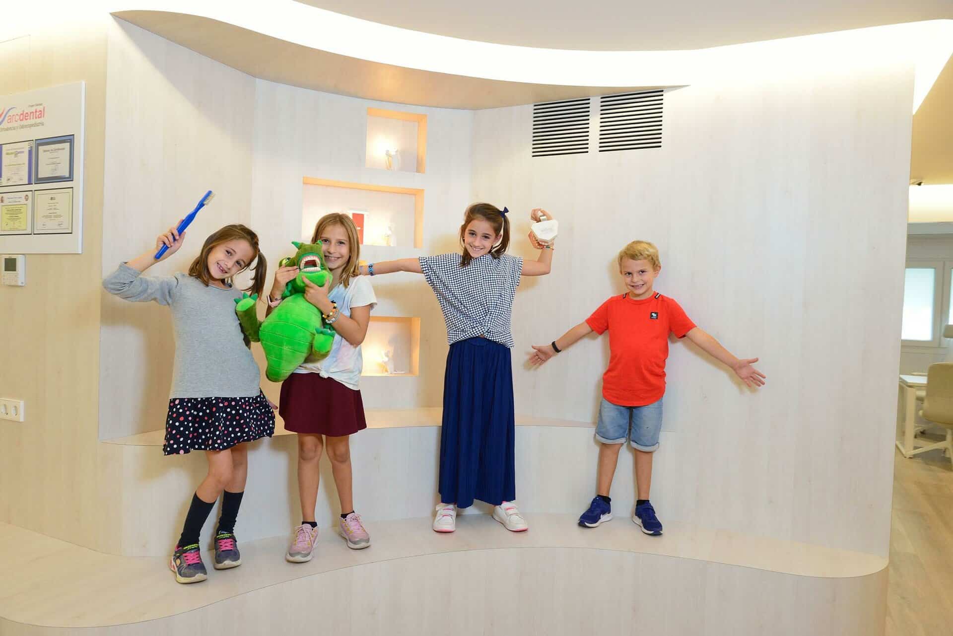 Visita al dentista de niños