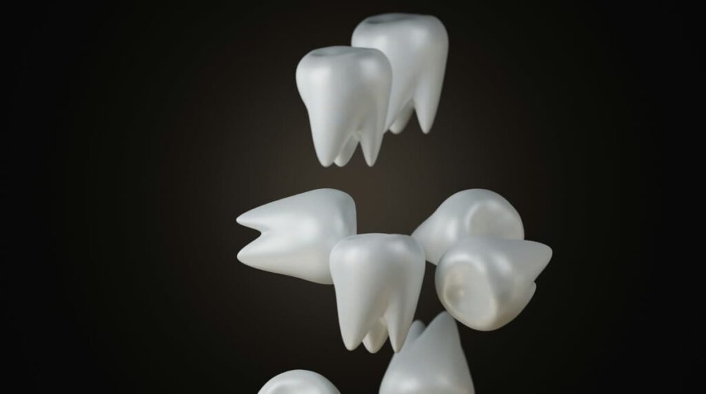 Corona dental de zirconio